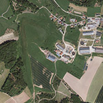 Die Lage von Röthendöll im Orthofoto
