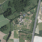Die Lage von Erlenhof im Orthofoto