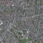 Die Lage von Münster im Orthofoto