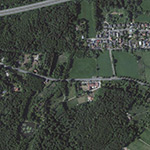 Die Lage von Bessunger Forsthaus im Orthofoto