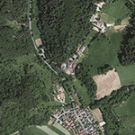 Die Lage von Talhof im Orthofoto