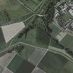 Die Lage von Lochheim im Orthofoto