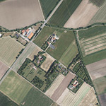 Die Lage von Frankenfeld im Orthofoto