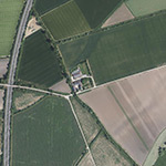 Die Lage von Neuhof im Orthofoto