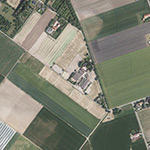 Die Lage von Frankenfelderhof im Orthofoto