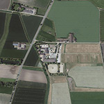 Die Lage von Berlenhof im Orthofoto