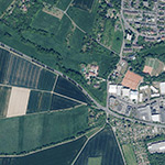 Die Lage von Knobelsmühle im Orthofoto
