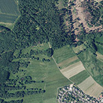 Die Lage von Römerkastell Maisel im Orthofoto