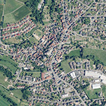 Die Lage von Grävenwiesbach im Orthofoto