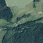 Die Lage von Ernste Mühle im Orthofoto