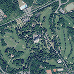 Die Lage von Friedrichshof im Orthofoto