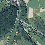 Die Lage von Skanweil im Orthofoto