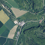 Die Lage von Bremthuler Quarzitwerk im Orthofoto