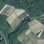 Die Lage von Niederholzburg im Orthofoto