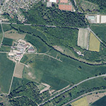 Die Lage von Finkenhain im Orthofoto
