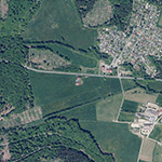 Die Lage von Laukerhof im Orthofoto