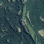 Die Lage von Emmershäuser Hütte im Orthofoto