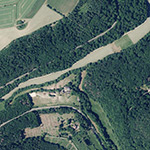 Die Lage von Etzauermühle im Orthofoto