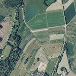 Die Lage von Raupenhain im Orthofoto