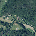 Die Lage von Gertrudenhammer im Orthofoto