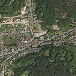 Die Lage von Geissche Mühle im Orthofoto