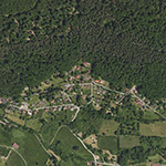 Die Lage von Frondelsgrott im Orthofoto