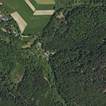 Die Lage von Alteburg im Orthofoto