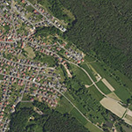 Die Lage von Obermühle im Orthofoto