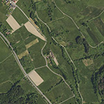 Die Lage von Neuenhammer im Orthofoto
