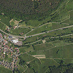 Die Lage von Menschenmühle im Orthofoto