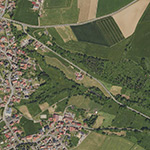 Die Lage von Loosemühle im Orthofoto