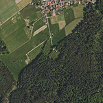 Die Lage von Forsthaus-Süd im Orthofoto