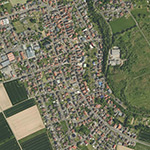Die Lage von Altenmittlau im Orthofoto