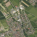 Die Lage von Trages im Orthofoto