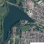 Die Lage von Naßmühle im Orthofoto