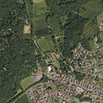 Die Lage von Forsthaus Hüttengrund im Orthofoto