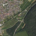 Die Lage von Mühle im Orthofoto