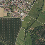 Die Lage von Gründau am Hain im Orthofoto