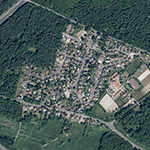 Die Lage von Hohe Tanne im Orthofoto