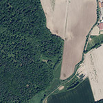 Die Lage von Kenzheim im Orthofoto