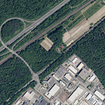 Die Lage von Bulau im Orthofoto