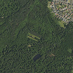 Die Lage von Laubersbach im Orthofoto