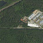 Die Lage von Waldheim im Orthofoto