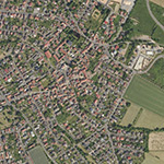 Die Lage von Linsengericht im Orthofoto