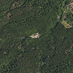 Die Lage von Hubertus im Orthofoto