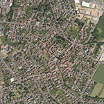 Die Lage von Altenhasslau, Rittergut von Carlshausen im Orthofoto