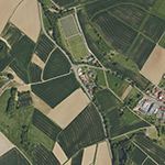 Die Lage von Eichermühle im Orthofoto