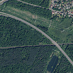 Die Lage von Waldesruh im Orthofoto