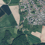 Die Lage von Tiefenbornmühle im Orthofoto