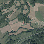 Die Lage von Schwarzbacher Hof im Orthofoto